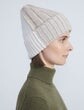 Thumbnail for your product : Lafayette 148 New York Bi Color Cashmere Silk Beanie
