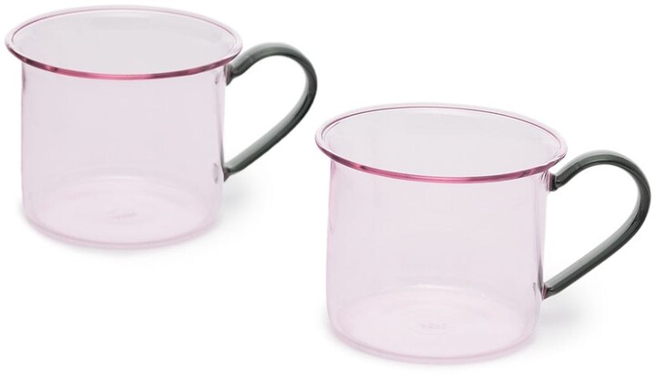 HAY Glass Coffee Mugs (set Of 2) - Farfetch