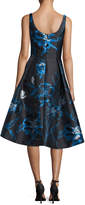 Thumbnail for your product : Shoshanna Moreno Sleeveless Floral High-Low Cocktail Dress
