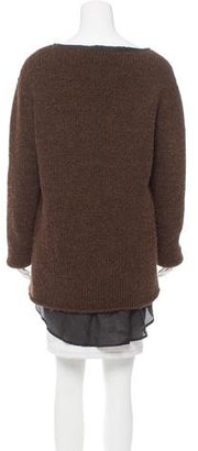 Hache Oversize Alpaca-Blend Sweater