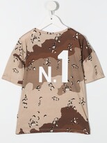 Thumbnail for your product : Douuod Kids camouflage print T-shirt