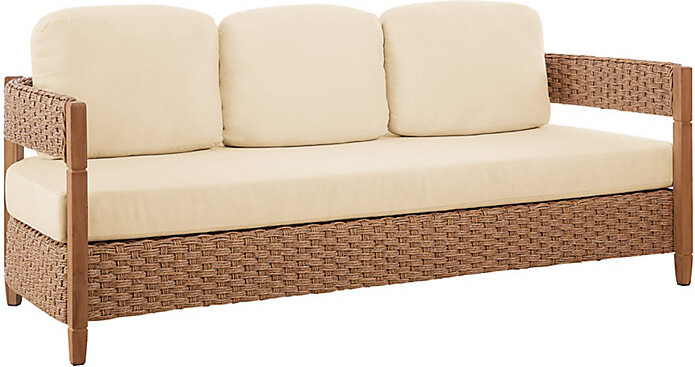 Ballard Designs Cypress Sofa Replacement Cushions - 4-Piece Cushion Set - Canvas Fawn