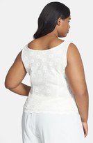 Thumbnail for your product : Alex Evenings Lace Twinset (Plus Size)