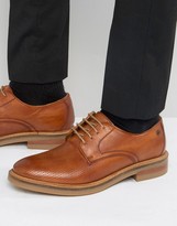 Thumbnail for your product : Base London Stanford Perforated Leather Shoes