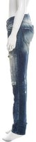Thumbnail for your product : Pierre Balmain Mid-Rise Distressed Jeans