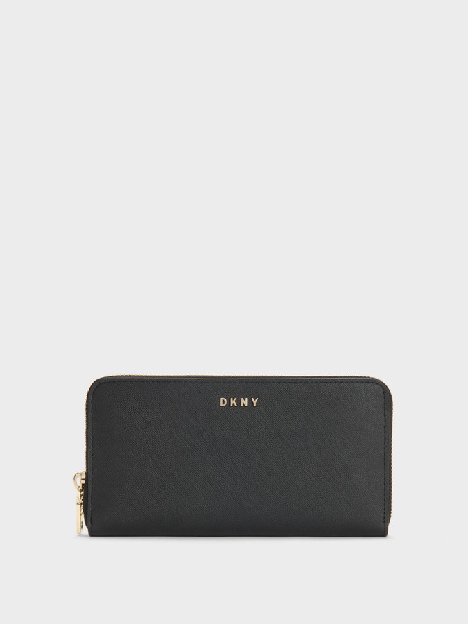 dkny sutton large zip around purse