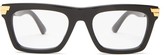 Thumbnail for your product : Bottega Veneta Square Acetate Glasses - Black