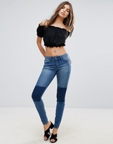 Thumbnail for your product : Vila Knee Patch Skinny Jeans