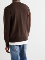 Thumbnail for your product : Gucci Panelled Logo-Intarsia Wool And Alpaca-Blend Cardigan