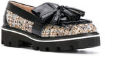 Thumbnail for your product : MSGM woven tassel platform loafers