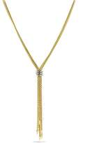 Thumbnail for your product : David Yurman Willow Tassel Necklace with Diamonds in Gold