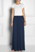 Thumbnail for your product : Splendid Color-block Supima cotton and modal-blend jersey maxi dress