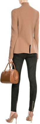 Jitrois Suede Leggings with Ankle Zips