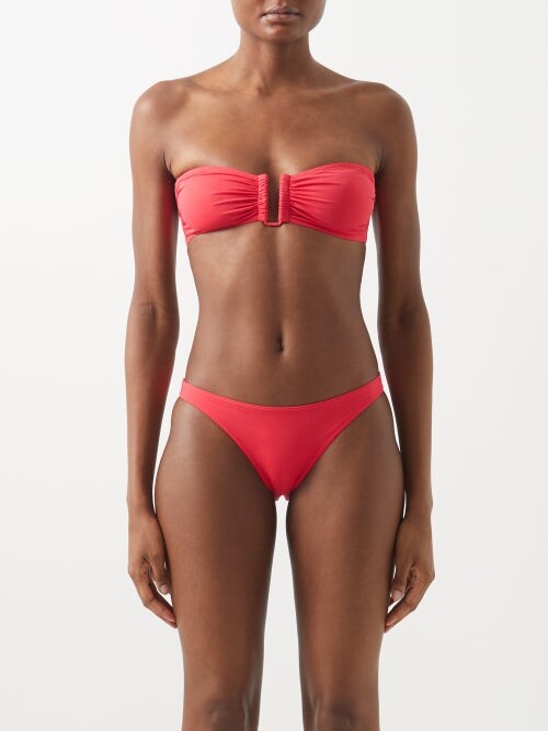 Pink Bandeau Bikini top and Bottom A802 Pik 1:6 Scale ace Female figure parts 