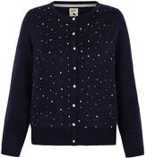 Thumbnail for your product : Yumi Metallic Cardigan With Embellishments