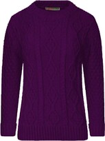 Thumbnail for your product : Red Olives Ladies Womens New Chunky Diamond Cable Knitted Long Sleeve Sweater Pull Over Jumper Top (16/18