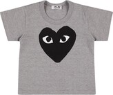 Thumbnail for your product : Comme des Garçons PLAY Heart print cotton jersey t-shirt