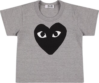 Comme des Garçons PLAY Heart print cotton jersey t-shirt