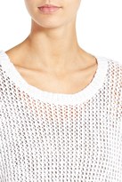 Thumbnail for your product : James Perse Open Stitch Cotton & Linen Knit Top