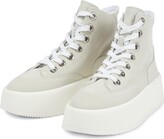 Thumbnail for your product : MM6 MAISON MARGIELA Suede flatform sneakers