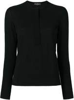 Thumbnail for your product : Ferragamo front placket jumper