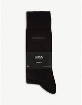 Thumbnail for your product : HUGO BOSS Pack of two plain socks