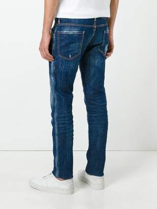 DSQUARED2 Slim creased detail jeans
