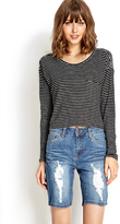 Thumbnail for your product : Forever 21 Easy Ripped Shorts