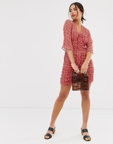 Thumbnail for your product : Stevie May sunny afternoon ruched mini dress