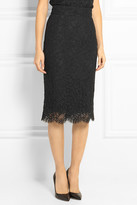 Thumbnail for your product : Dolce & Gabbana Cotton-blend lace skirt