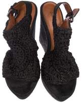 Thumbnail for your product : Elizabeth and James Woven Wedge Sandals