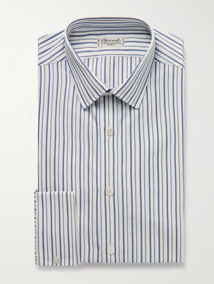 00s charvet stripe shirts France cotton