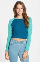 Thumbnail for your product : RVCA 'Gwen' Crop Sweater