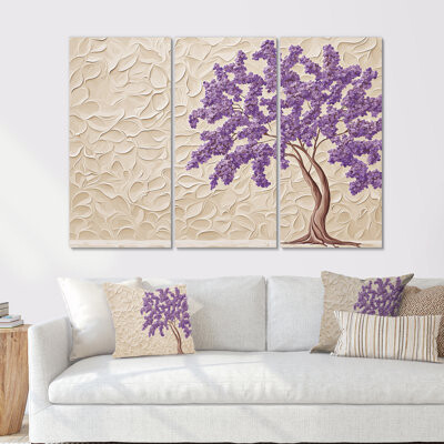 Adamas - Tree Jacaranda Wall Art Print Set