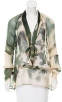 Thumbnail for your product : Roberto Cavalli Printed Silk Top
