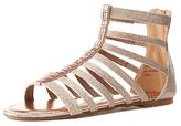 Thumbnail for your product : Bamboo Jeweled Glitter Gladiator Sandals