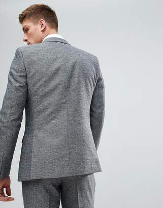 French Connection Semi Plain Donegal Slim Fit Suit Jacket
