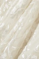 Thumbnail for your product : Reem Acra Draped Devore-chiffon Midi Dress