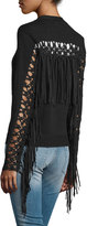 Thumbnail for your product : Haute Hippie The Maddie Fringe Cardigan