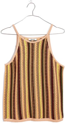 madewell crochet sweater tank