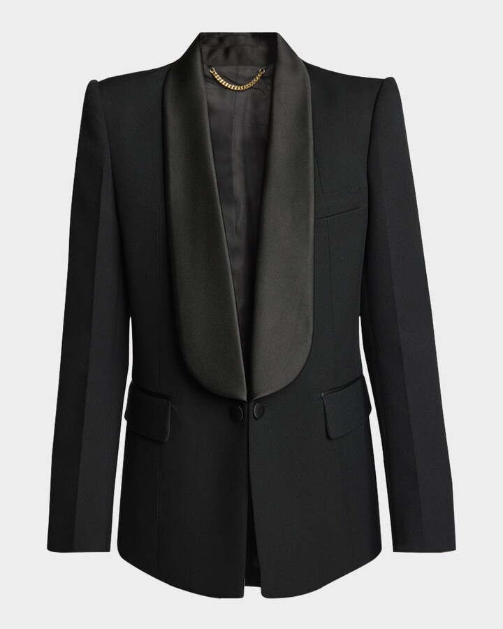 Victoria Beckham Shawl Collar Tux Jacket