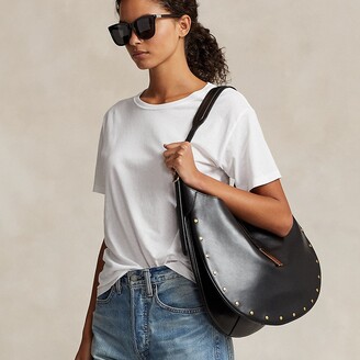 Ralph Lauren Polo ID Large Leather Shoulder Bag - ShopStyle