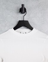 Thumbnail for your product : Collusion rib long sleeve t-shirt in white