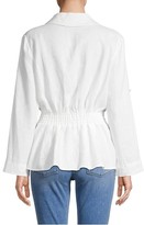 Thumbnail for your product : Donna Karan Collared Linen Shirt
