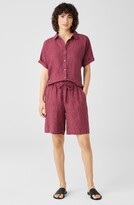 Thumbnail for your product : Eileen Fisher Drawstring Organic Linen Shorts