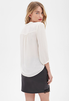 Thumbnail for your product : Forever 21 Classic Peasant Top