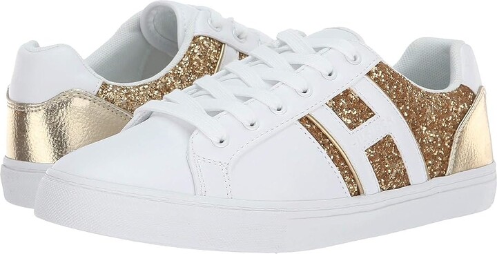 Tommy Hilfiger Lemii Women's Shoes Gold Glitter : 5.5 M, Leather