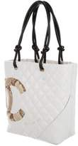 Thumbnail for your product : Chanel Python Ligne Cambon Bucket Tote
