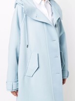 Thumbnail for your product : Ermanno Scervino Hooded Button-Down Coat