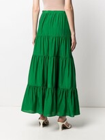 Thumbnail for your product : Kiton Tiered Silk Maxi Skirt
